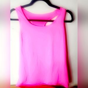 Womens medium pink Danskin tank top
